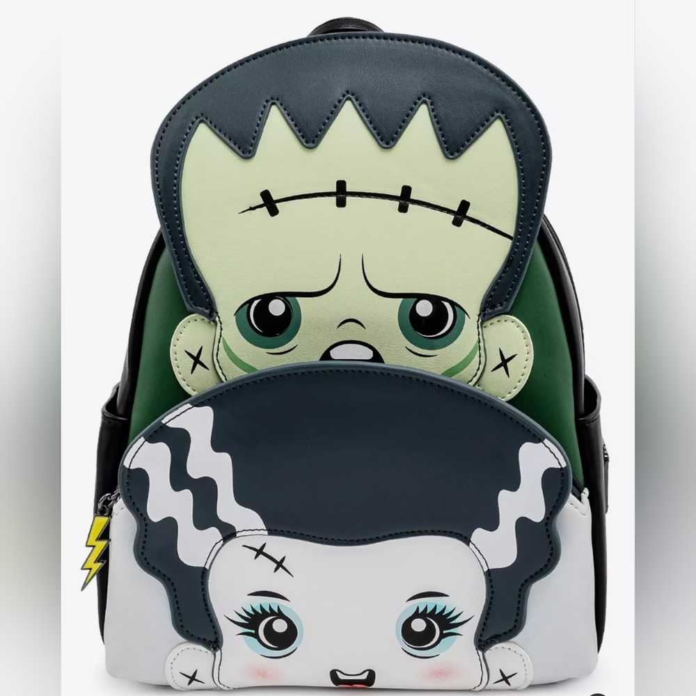 Frankenstein and Bride Backpack